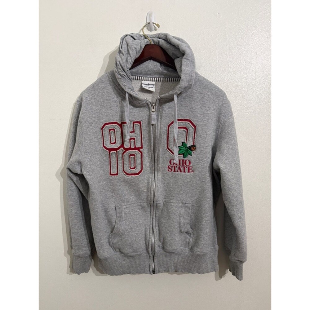 OHIO STATE BUCKEYES Zip Up Hoodie Youth Large Collegiate Kids